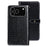 IDEWEI For iPhone 18 Pro / 17 Pro Case Crocodile Texture PU Leather Flip Phone Cover - Black - 1