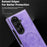 For Samsung Galaxy Z Fold7 5G Magnetic Case with Folded Kickstand PC Silicone Leather Phone Back Cover - Light Purple - 6