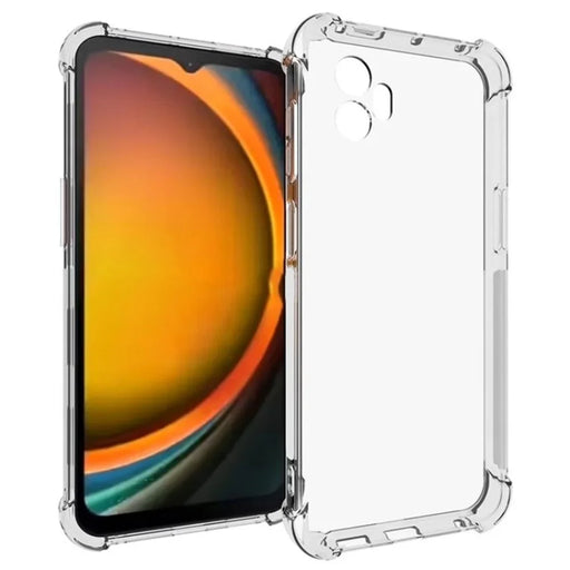 WANLONFENG For Samsung Galaxy XCover7 Pro Clear TPU Case  TM Series 2.0mm Phone Back Cover - Transparent - 1