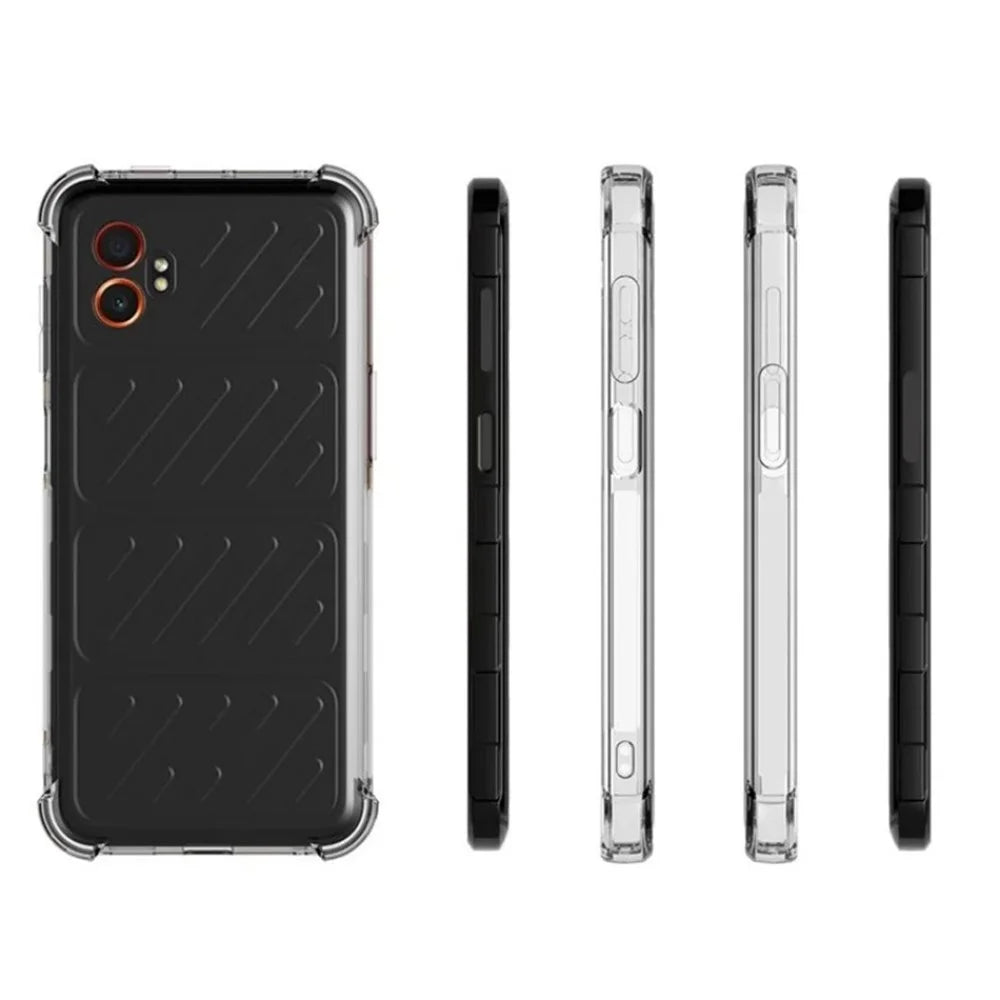 WANLONFENG For Samsung Galaxy XCover7 Pro Clear TPU Case  TM Series 2.0mm Phone Back Cover - Transparent - 5