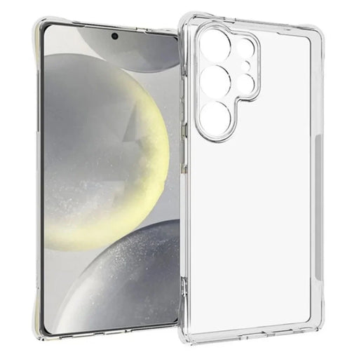 WANLONFENG For Samsung Galaxy S25 Ultra Clear TPU Case  TM Series 2.0mm Phone Back Cover - Transparent - 1
