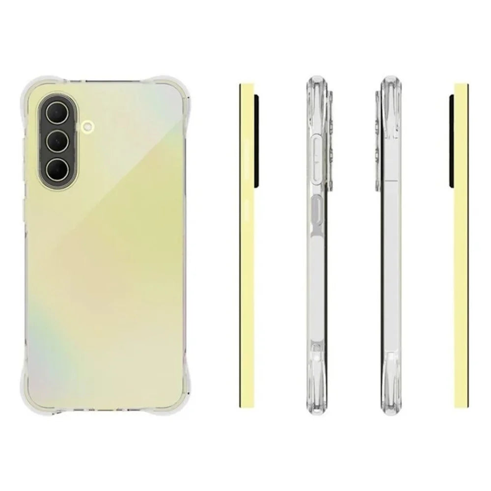 WANLONFENG For Samsung Galaxy A56 5G Clear TPU Case  TM Series 2.0mm Phone Back Cover - Transparent - 5