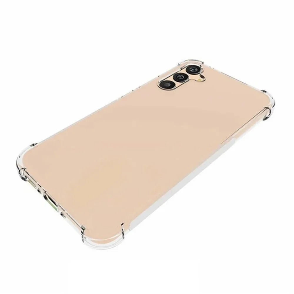 WANLONFENG For Samsung Galaxy A34 5G Clear TPU Case  TM Series 2.0mm Phone Back Cover - Transparent - 4