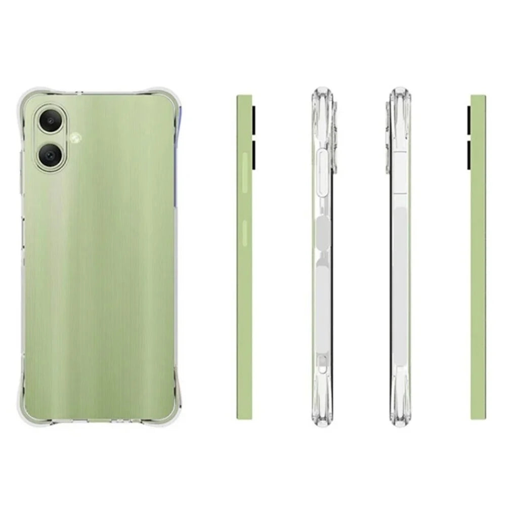 WANLONFENG For Samsung Galaxy A06 4G Clear TPU Case  TM Series 2.0mm Phone Back Cover - Transparent - 5