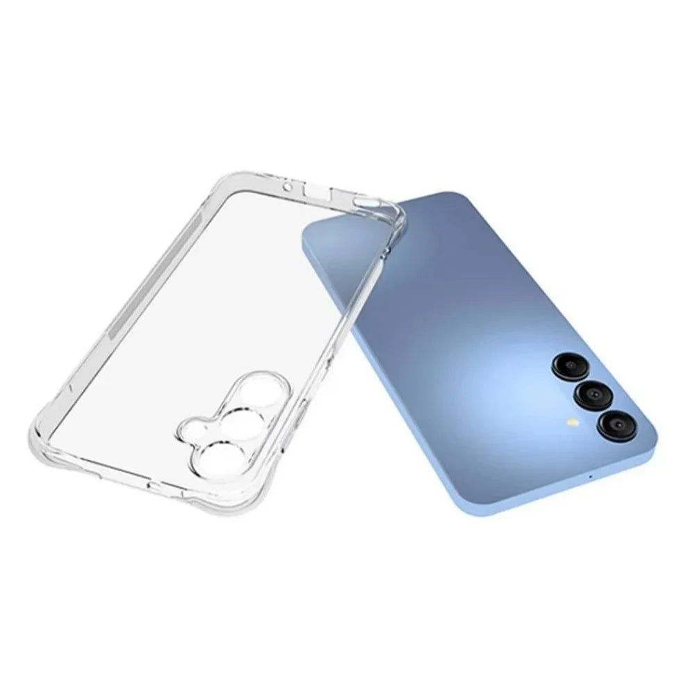 WANLONFENG For Samsung Galaxy A26 5G Clear TPU Case  TM Series 2.0mm Phone Back Cover - Transparent - 2