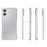 WANLONFENG For Samsung Galaxy A06 5G Clear TPU Case  TM Series 2.0mm Phone Back Cover - Transparent - 5