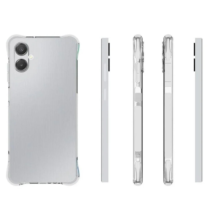 WANLONFENG For Samsung Galaxy A06 5G Clear TPU Case  TM Series 2.0mm Phone Back Cover - Transparent - 5