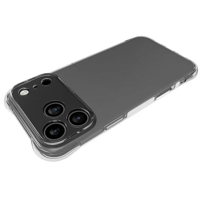 WANLONFENG For iPhone 17 Pro Max Clear TPU Case  TM Series 2.0mm Phone Back Cover - Transparent - 4
