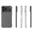 WANLONFENG For iPhone 17 Pro Max Clear TPU Case  TM Series 2.0mm Phone Back Cover - Transparent - 5