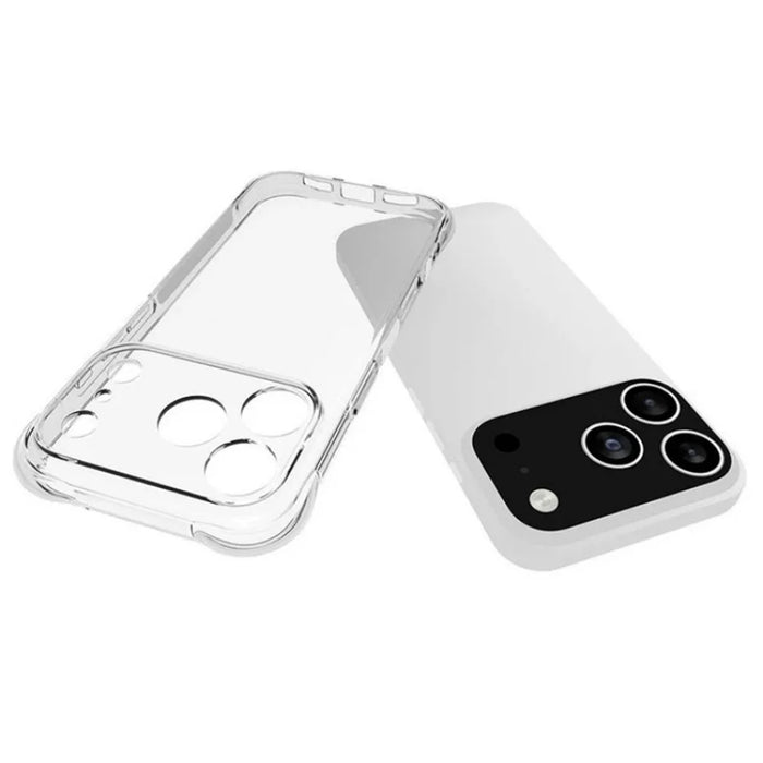 WANLONFENG For iPhone 17 Pro Clear TPU Case  TM Series 2.0mm Phone Back Cover - Transparent - 2