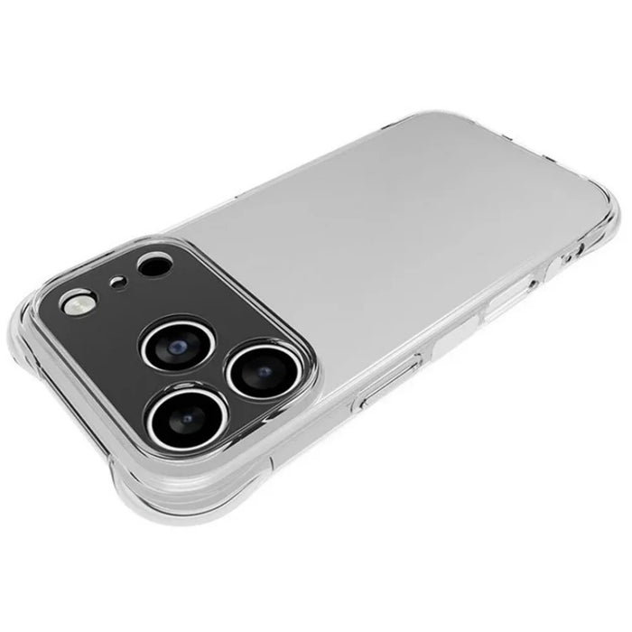 WANLONFENG For iPhone 17 Pro Clear TPU Case  TM Series 2.0mm Phone Back Cover - Transparent - 3