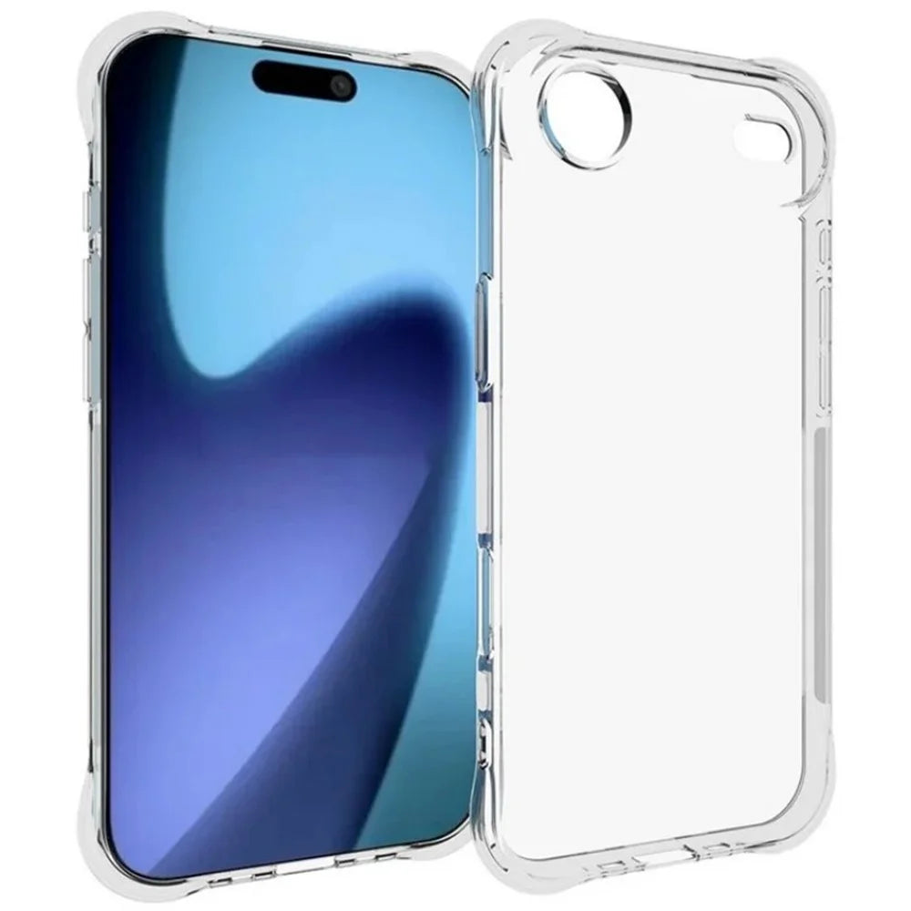 WANLONFENG For iPhone Air Clear TPU Case  TM Series 2.0mm Phone Back Cover - Transparent - 1
