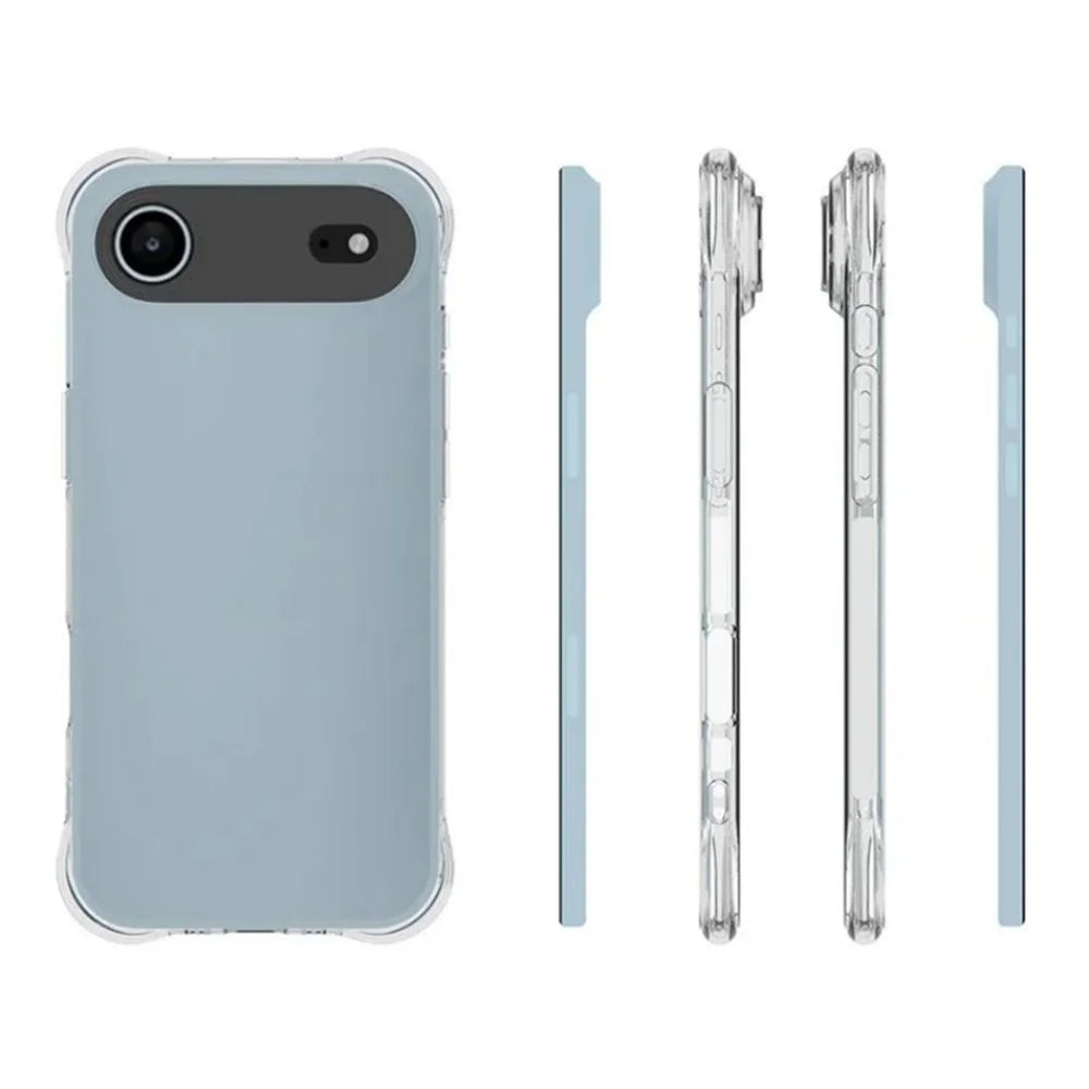 WANLONFENG For iPhone Air Clear TPU Case  TM Series 2.0mm Phone Back Cover - Transparent - 5