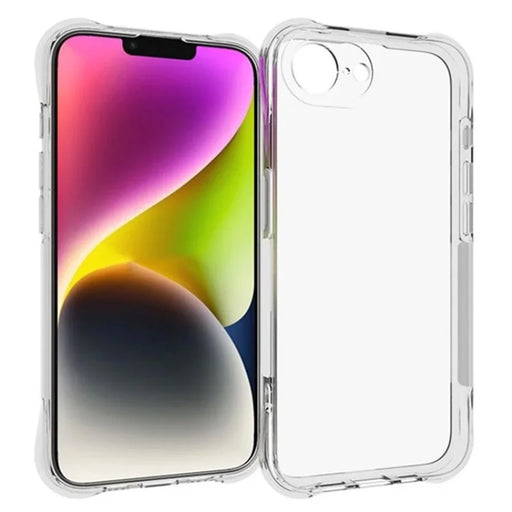 WANLONFENG For iPhone 17e / 16e Clear TPU Case  TM Series 2.0mm Phone Back Cover - Transparent - 1
