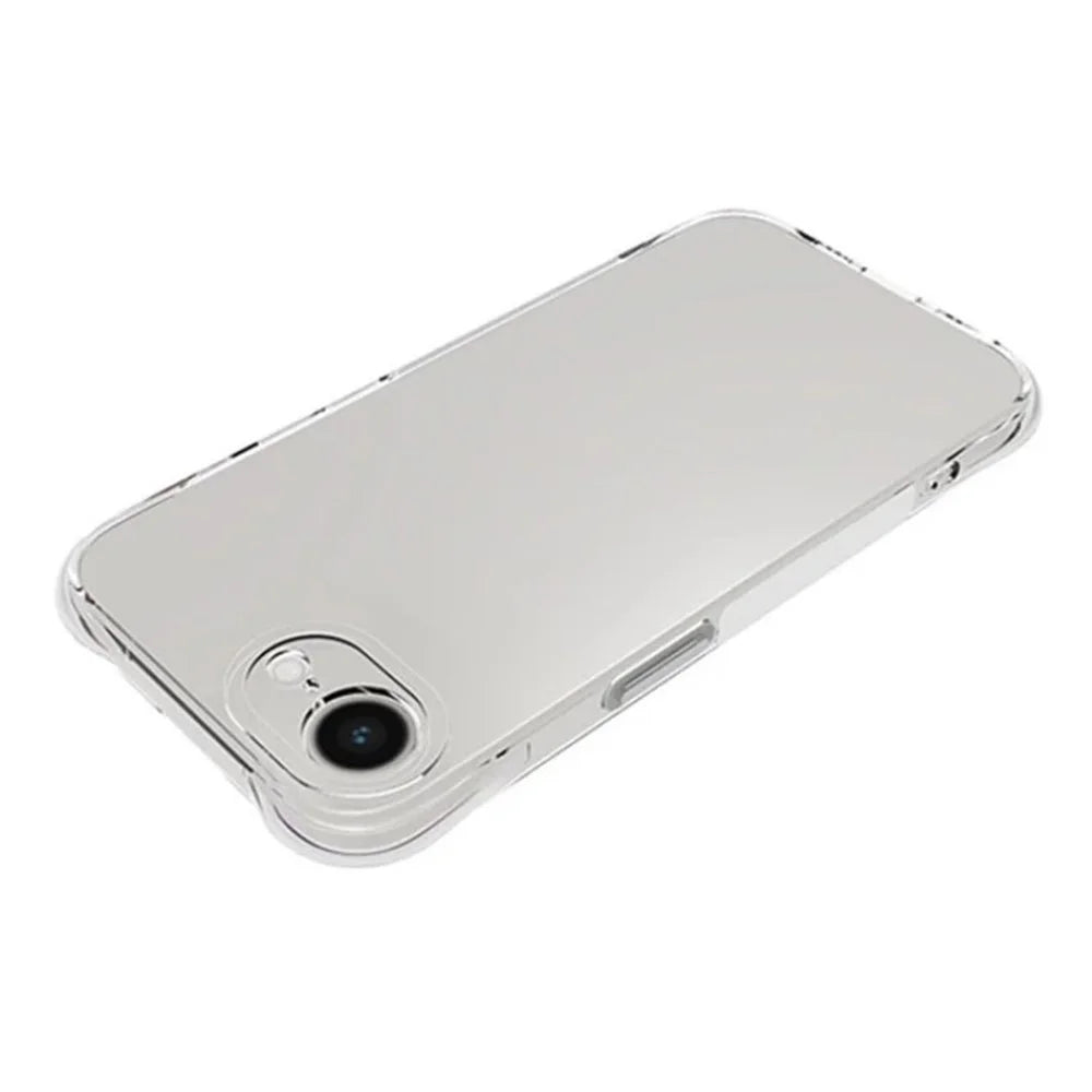 WANLONFENG For iPhone 17e / 16e Clear TPU Case  TM Series 2.0mm Phone Back Cover - Transparent - 3