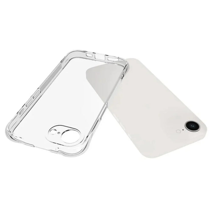WANLONFENG For iPhone 17e / 16e Clear TPU Case  TM Series 2.0mm Phone Back Cover - Transparent - 4