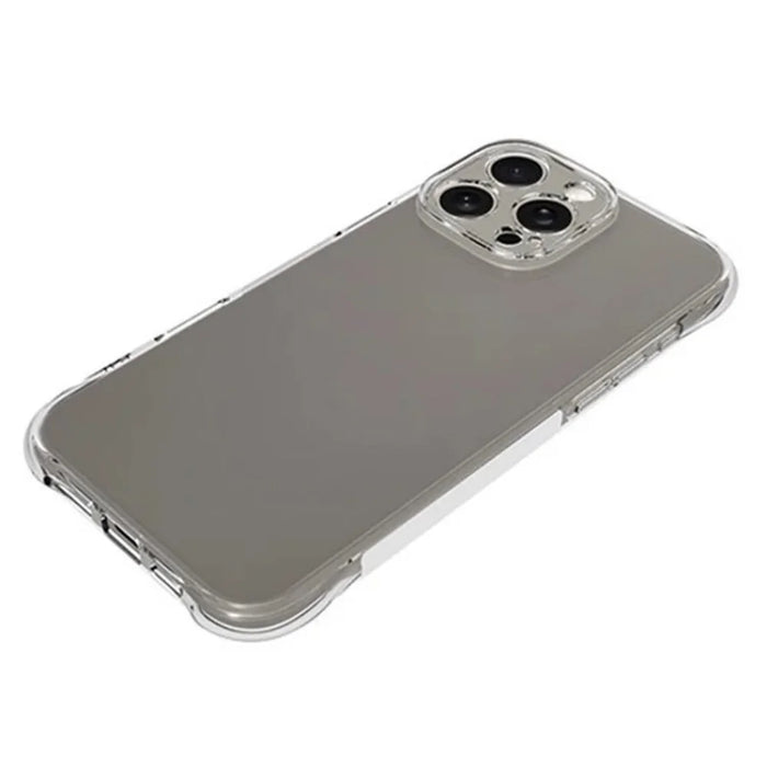 WANLONFENG For iPhone 16 Pro Max Clear TPU Case  TM Series 2.0mm Phone Back Cover - Transparent - 3