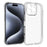 WANLONFENG For iPhone 16 Pro Clear TPU Case  TM Series 2.0mm Phone Back Cover - Transparent - 1
