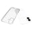 WANLONFENG For iPhone 16 Plus Clear TPU Case  TM Series 2.0mm Phone Back Cover - Transparent - 2
