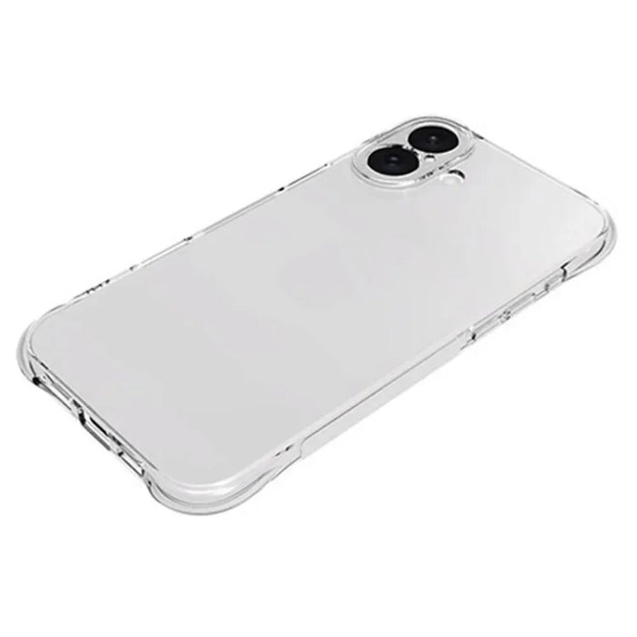 WANLONFENG For iPhone 16 Plus Clear TPU Case  TM Series 2.0mm Phone Back Cover - Transparent - 3