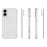 WANLONFENG For iPhone 16 Plus Clear TPU Case  TM Series 2.0mm Phone Back Cover - Transparent - 4