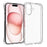 WANLONFENG For iPhone 16 Clear TPU Case  TM Series 2.0mm Phone Back Cover - Transparent - 1