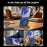 For Samsung Galaxy Z Flip7 5G Case with Ring Kickstand Magnetic Case PU Leather Back Cover - Sapphire - 7