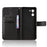 For OnePlus Nord CE5 5G / Ace 5 Racing 5G Leather Wallet Case with Strap Diamond Texture Phone Cover - Black - 5