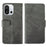 IDEWEI For OnePlus 13T 5G Case Leather Wallet Phone Cover Stand Calf Texture - Grey - 1