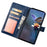 IDEWEI For Samsung Galaxy S25 Edge Case Wallet Leather Phone Cover Crazy Horse Texture - Blue - 2