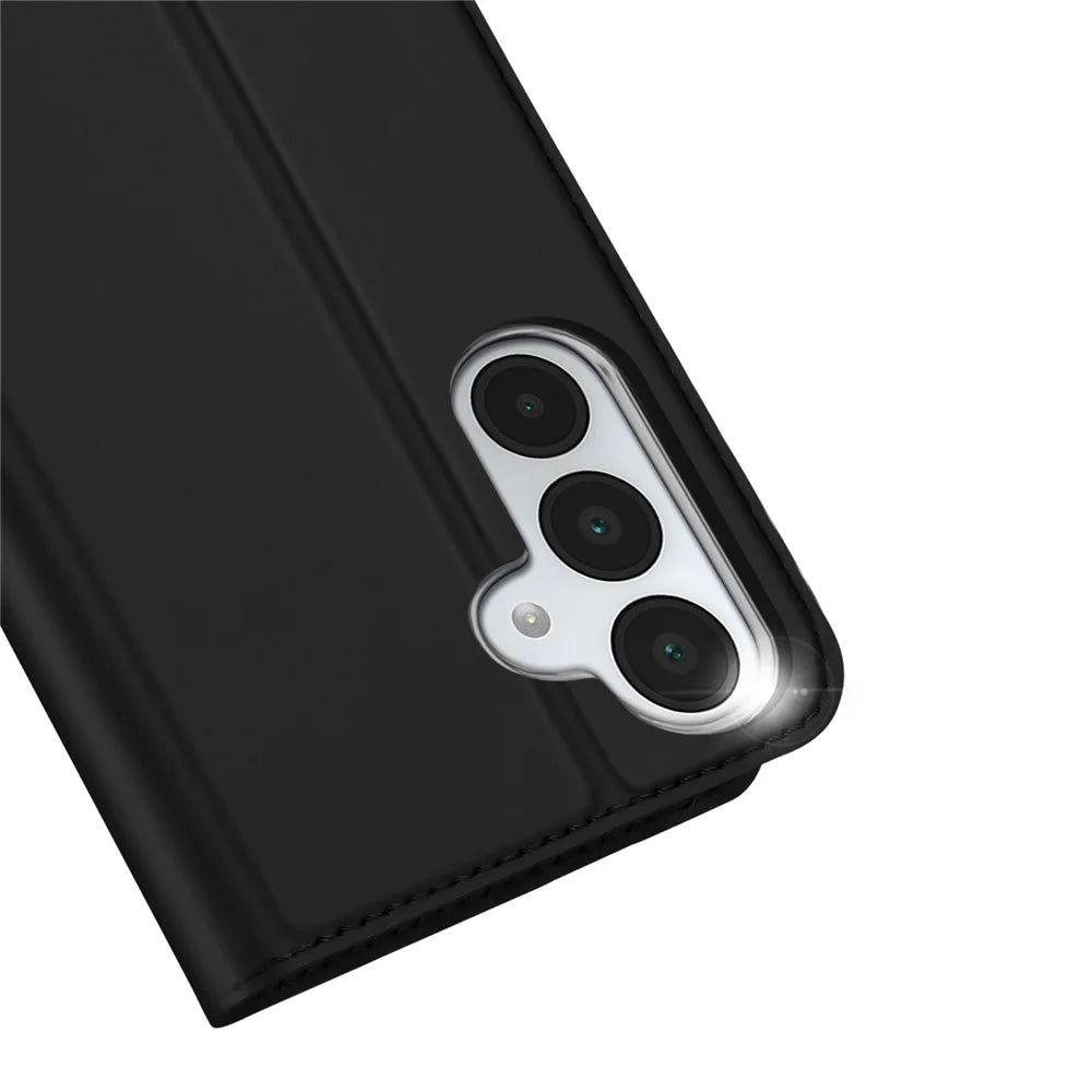 DUX DUCIS For Samsung Galaxy A18 5G / M17 5G / F17 5G / A17 5G / A17 4G Case  Skin Pro Series Leather Cover Card Holder - Black - 3