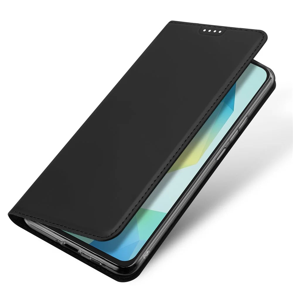 DUX DUCIS For Samsung Galaxy A18 5G / M17 5G / F17 5G / A17 5G / A17 4G Case  Skin Pro Series Leather Cover Card Holder - Black - 4