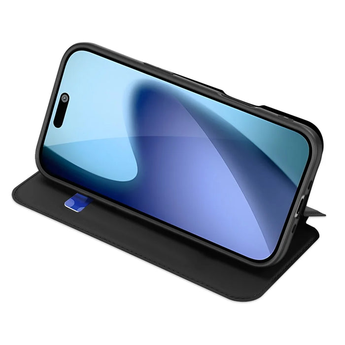DUX DUCIS For iPhone Air Case  Skin Pro Series Leather Cover Card Holder - Black - 5