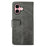 IDEWEI For iPhone 17 Case Leather Wallet Phone Cover Stand Calf Texture - Grey - 5