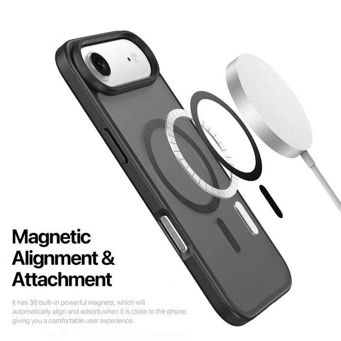 DUX DUCIS For iPhone Air Case  Yind Series PC+TPU Phone Cover Compatible with MagSafe - Black - 6