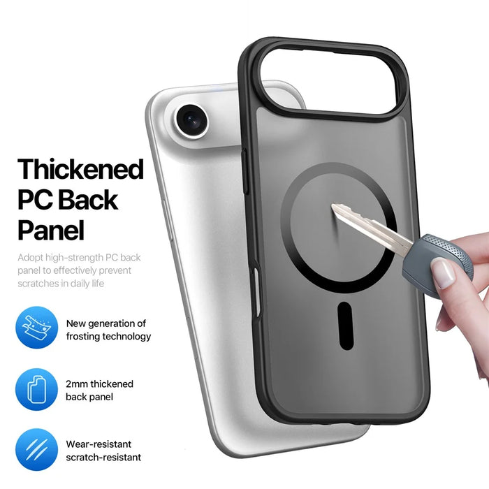 DUX DUCIS For iPhone Air Case  Yind Series PC+TPU Phone Cover Compatible with MagSafe - Black - 7