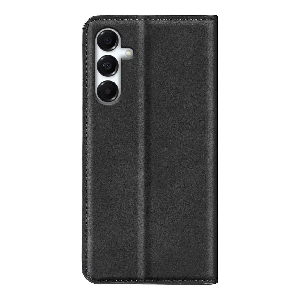 For Samsung Galaxy A18 5G / A18 4G / A17 5G / 4G / F17 5G / M17 5G Case Skin Touch Leather Wallet Phone Cover - Black - 3