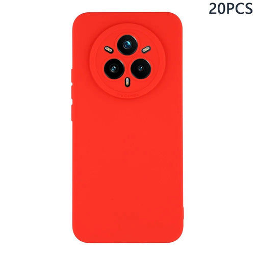 Bulk Purchasing 20Pcs For Realme 14 Pro+ 5G Case Precise Cutouts 1.3mm TPU Matte Phone Cover - Red - 1