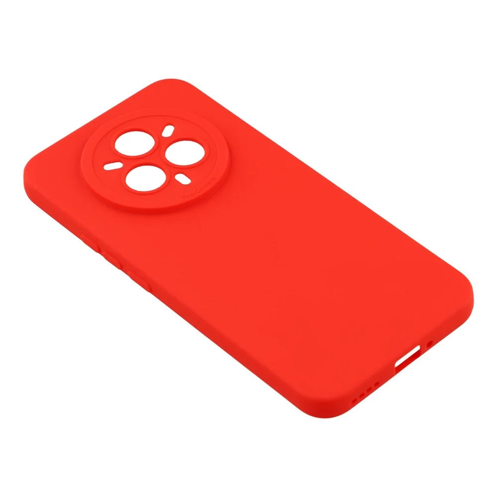 Bulk Purchasing 20Pcs For Realme 14 Pro+ 5G Case Precise Cutouts 1.3mm TPU Matte Phone Cover - Red - 4