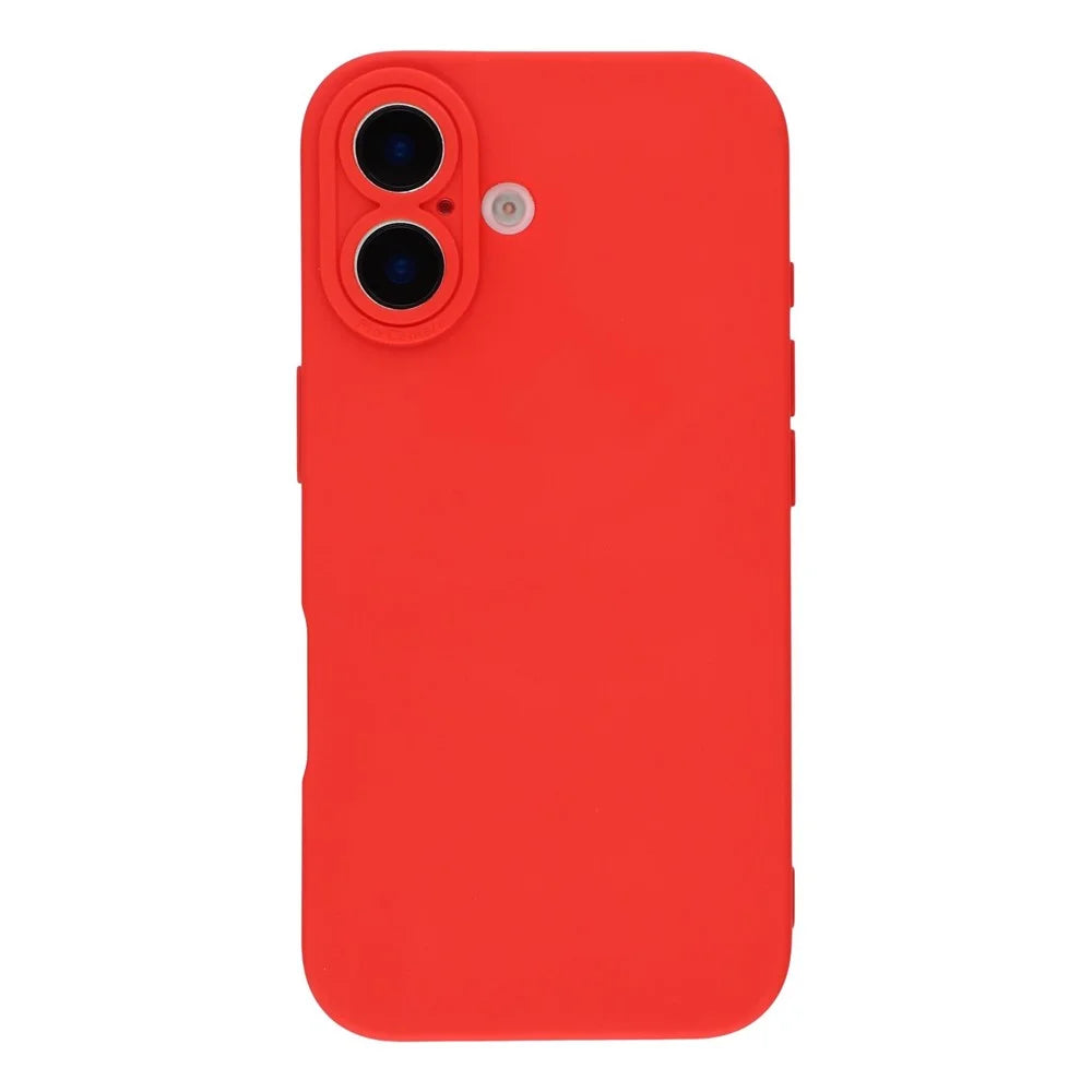 Bulk Purchasing 20Pcs For iPhone 16 Case Precise Cutouts 1.3mm TPU Matte Phone Cover - Red - 3