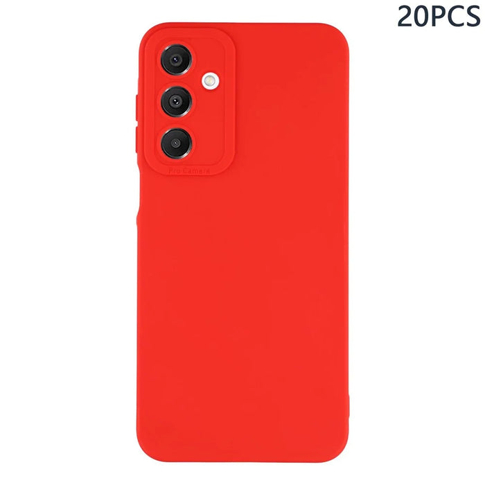 Bulk Purchasing 20Pcs For Samsung Galaxy A26 5G Case Precise Cutouts 1.3mm TPU Matte Phone Cover - Red - 1