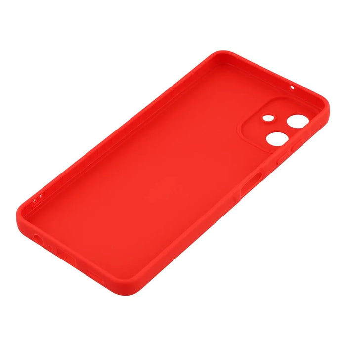Bulk Purchasing 20Pcs For Samsung Galaxy A08 5G / A08 4G / A07 4G Case Precise Cutouts 1.3mm TPU Matte Phone Cover - Red - 5