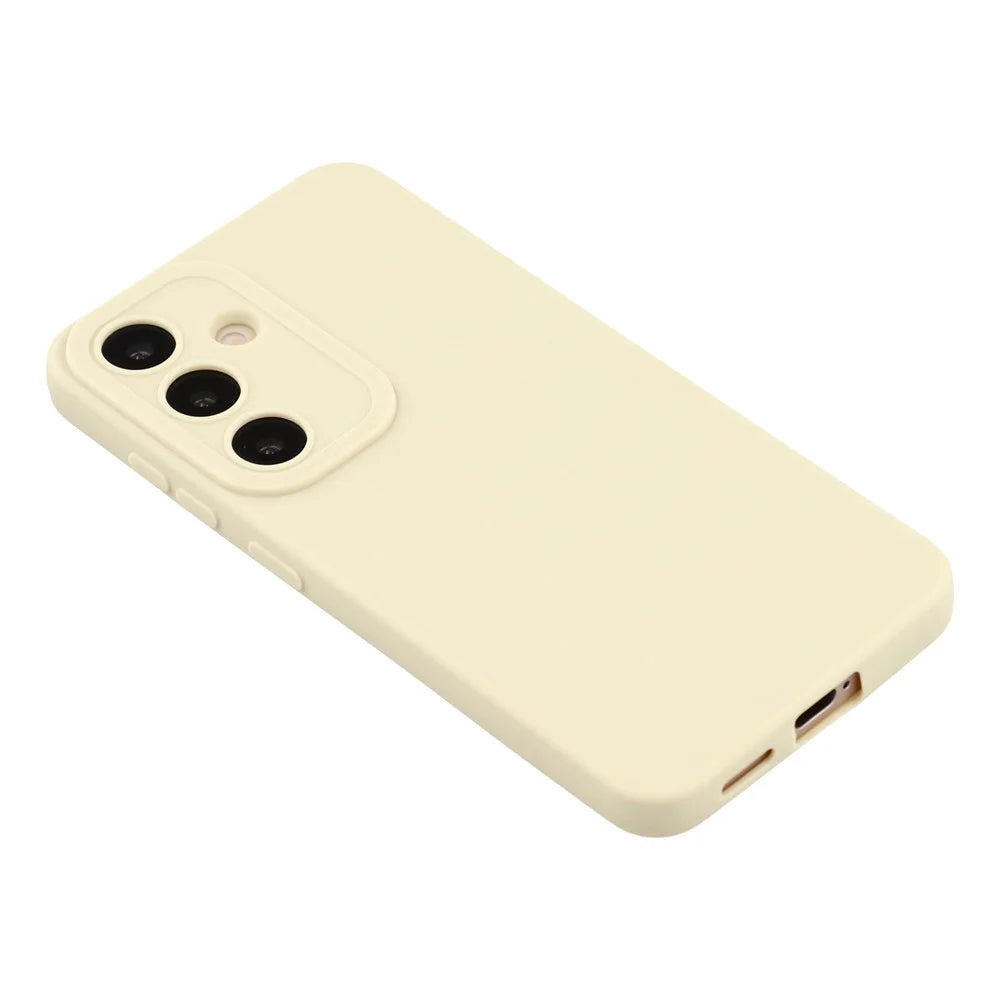 Bulk Purchasing 20Pcs For Samsung Galaxy S24 Case Precise Cutouts 1.3mm TPU Matte Phone Cover - Ivory White - 4