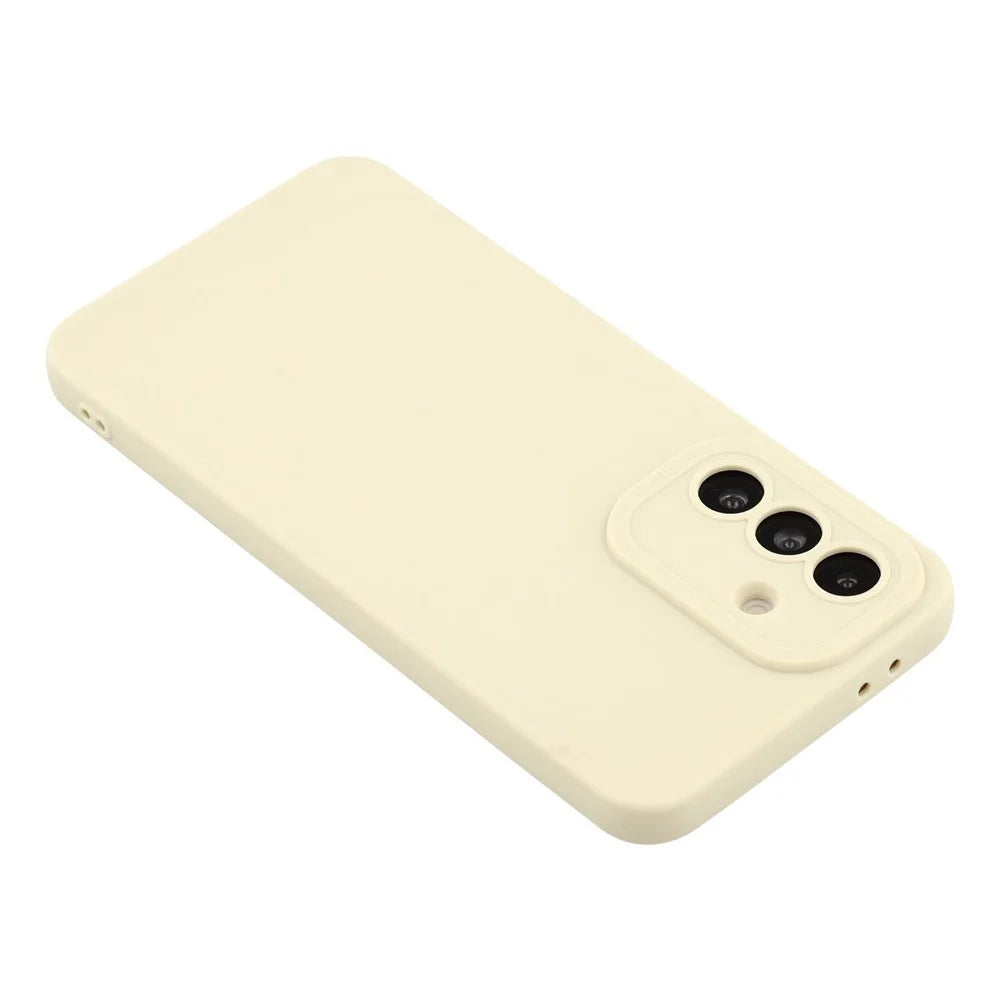 Bulk Purchasing 20Pcs For Samsung Galaxy A56 5G Case Precise Cutouts 1.3mm TPU Matte Phone Cover - Ivory White - 5