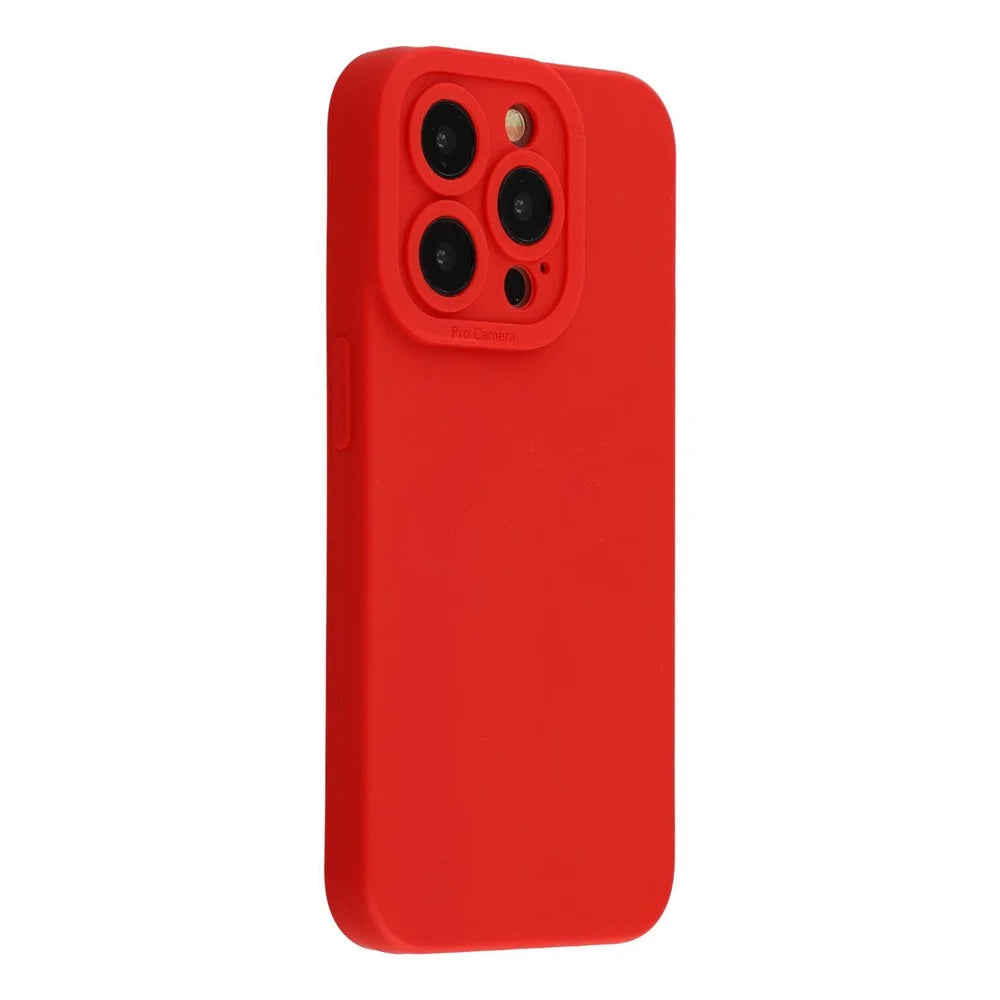 Bulk Purchasing 20Pcs For iPhone 15 Pro Max Case Precise Cutouts 1.3mm TPU Matte Phone Cover - Red - 2