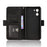 For OnePlus Nord CE5 5G / Ace 5 Racing 5G Leather Case Phone Wallet Cover with Multiple Card Slots - Black - 5