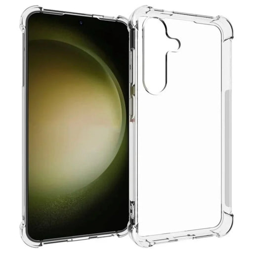 WANLONFENG For Samsung Galaxy S24 Back Cover  TM Series 2.0mm Clear TPU Phone Case (Big Lens Hole) - Transparent - 1