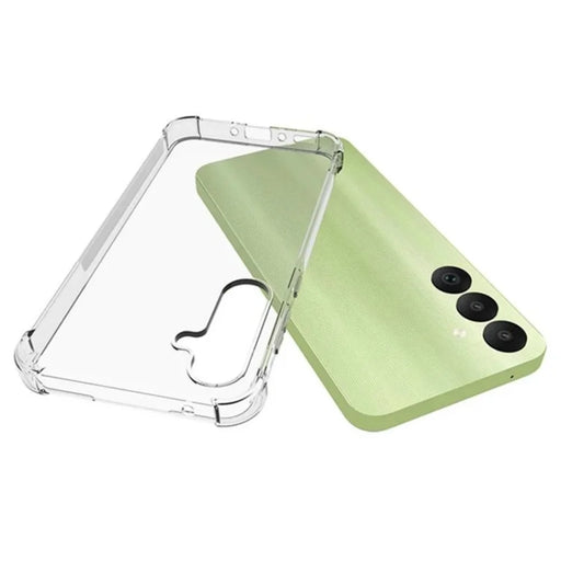 WANLONFENG For Samsung Galaxy A35 5G Back Cover  TM Series 2.0mm Clear TPU Phone Case (Big Lens Hole) - Transparent - 2