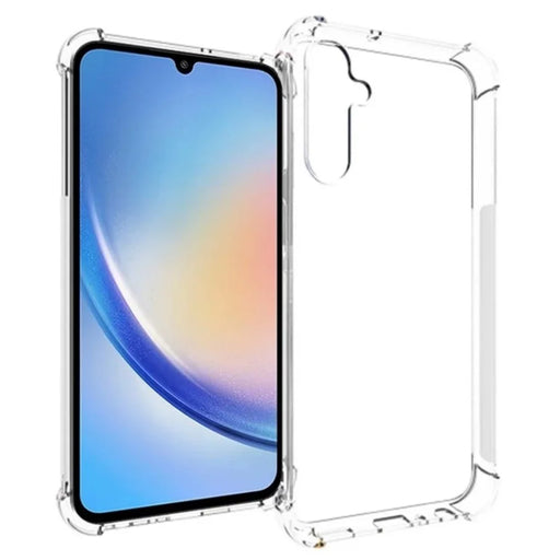 WANLONFENG For Samsung Galaxy A25 5G (Global) (161.0 x 76.5 x 8.3mm) Back Cover  TM Series 2.0mm Clear TPU Phone Case (Big Lens Hole) - Transparent - 1