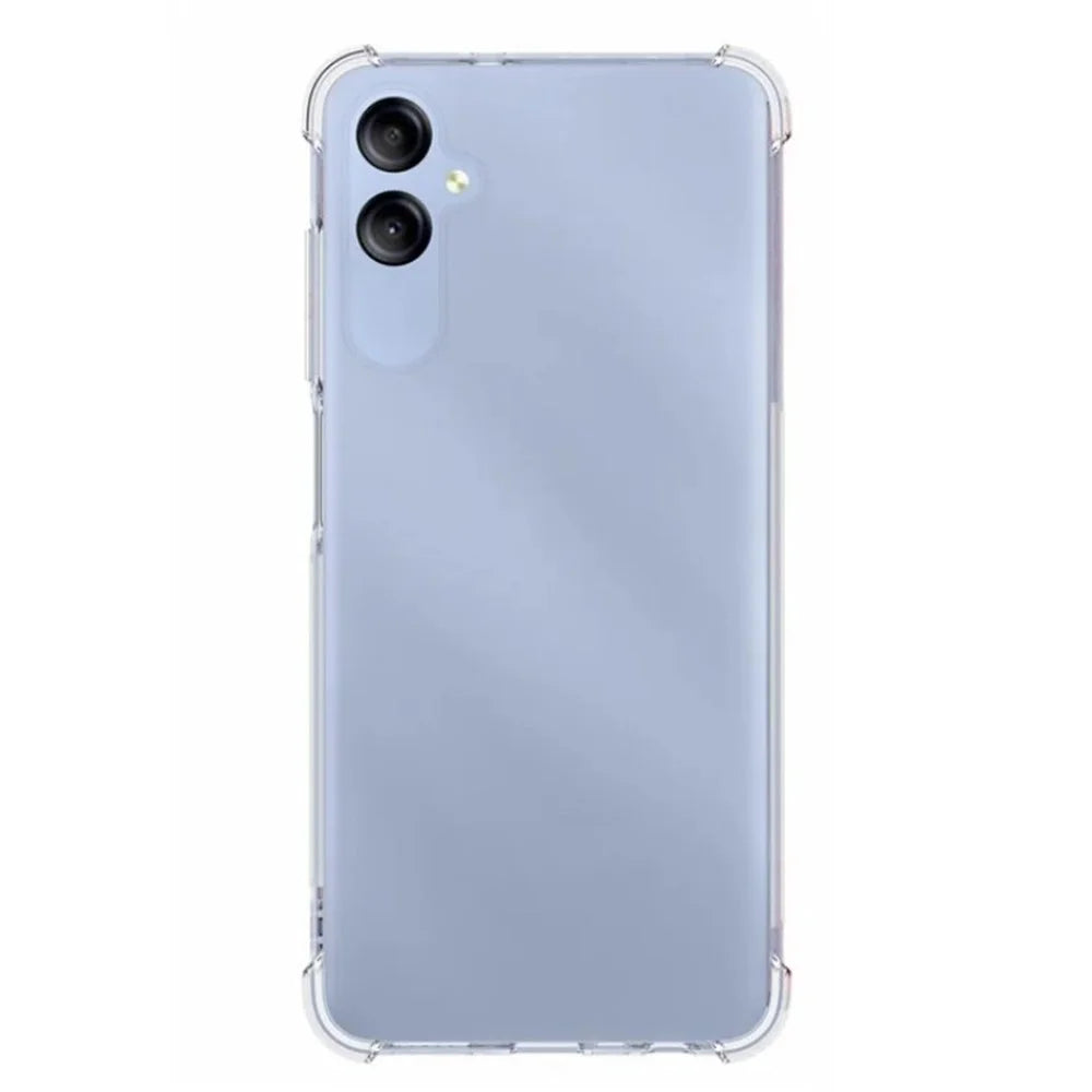 WANLONFENG For Samsung Galaxy A05 4G Back Cover  TM Series 2.0mm Clear TPU Phone Case (Big Lens Hole) - Transparent - 2